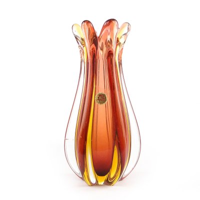 Mid-Century Italian Murano Glass Vase, 1950s-BKO-1823081