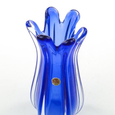 Mid-Century Italian Murano Glass Vase, 1950s-BKO-1823057