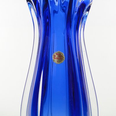 Mid-Century Italian Murano Glass Vase, 1950s-BKO-1823057