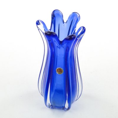 Mid-Century Italian Murano Glass Vase, 1950s-BKO-1823057