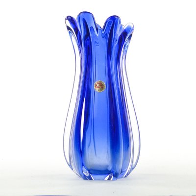 Mid-Century Italian Murano Glass Vase, 1950s-BKO-1823057