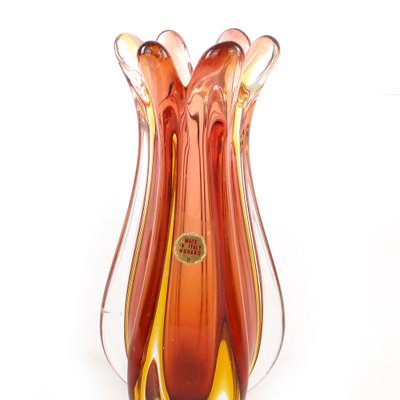 Mid-Century Italian Murano Glass Vase, 1950s-BKO-1823081