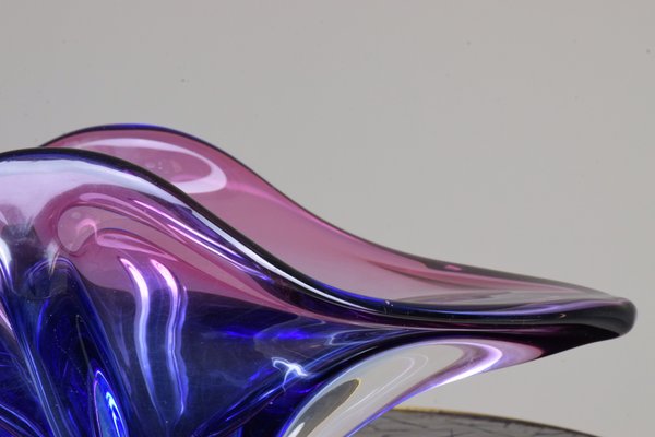 Mid-Century Italian Murano Glass Vase, 1960s-GXL-548906