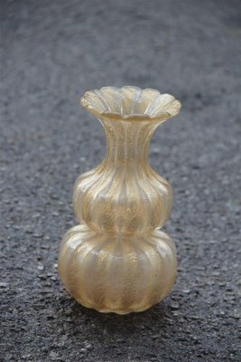 Mid-Century Italian Murano Glass Vases from Barovier & Toso, 1950s, Set of 2-EH-540975