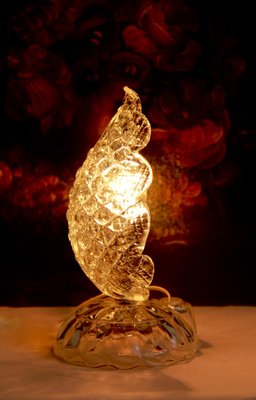 Mid-Century Italian Murano Leaf Foja Lamp by Barovier & Toso, 1940s-HUY-1071136