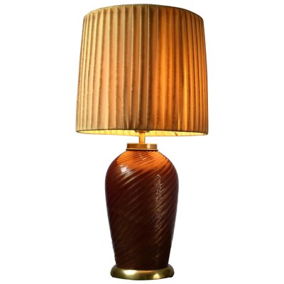 Mid-Century Italian Murano Table Lamp by Tommaso Barbi, 1970s-GXL-1281314