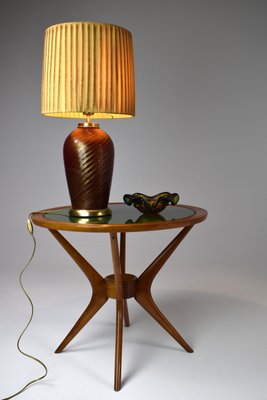 Mid-Century Italian Murano Table Lamp by Tommaso Barbi, 1970s-GXL-1281314