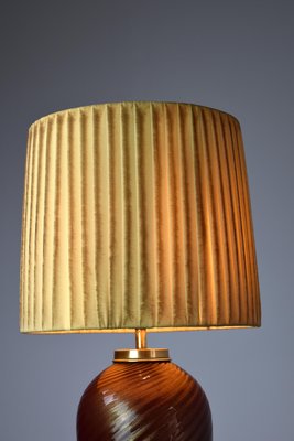 Mid-Century Italian Murano Table Lamp by Tommaso Barbi, 1970s-GXL-1281314