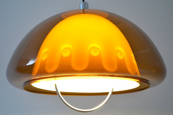 Mid-Century Italian Mushroom Pendant Lamp from Meblo, 1960s-OV-743039