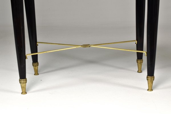 Mid-Century Italian Nautical Piano Stool, 1950s-GXL-1371077