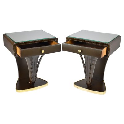 Mid-Century Italian Nightstands, 1960s, Set of 2-GXL-1792664