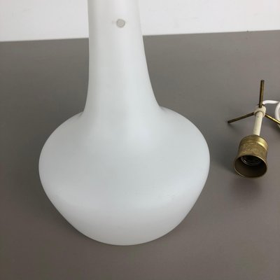 Mid-Century Italian Opal Glass Tube Hanging Light in the Style of Stilnovo, 1950-QZ-1134009