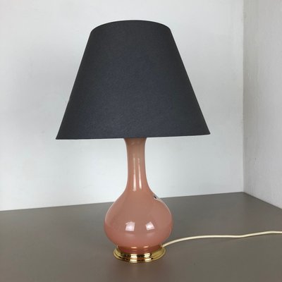 Mid-Century Italian Opaline Murano Glass Table Lamp from Cenedese Vetri-QZ-566230