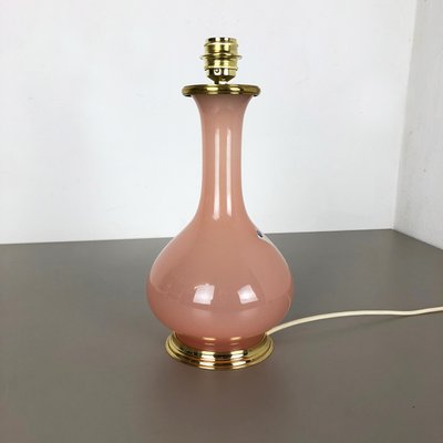 Mid-Century Italian Opaline Murano Glass Table Lamp from Cenedese Vetri-QZ-566230