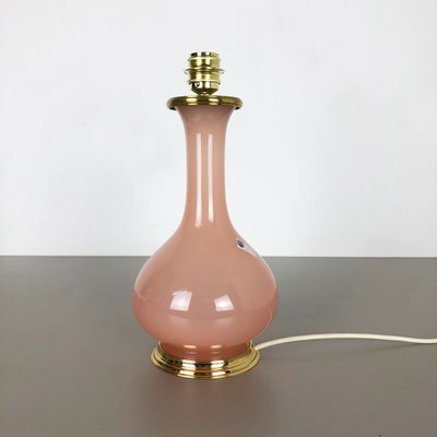 Mid-Century Italian Opaline Murano Glass Table Lamp from Cenedese Vetri-QZ-566230