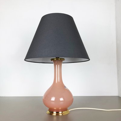 Mid-Century Italian Opaline Murano Glass Table Lamp from Cenedese Vetri-QZ-566230