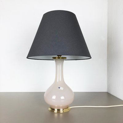 Mid-Century Italian Opaline Murano Glass Table Lamp from Cenedese Vetri-QZ-566231