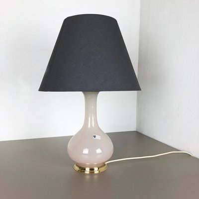 Mid-Century Italian Opaline Murano Glass Table Lamp from Cenedese Vetri-QZ-566231