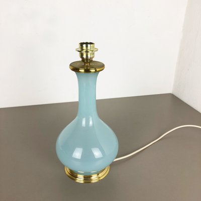 Mid-Century Italian Opaline Murano Glass Table Lamp from Cenedese Vetri-QZ-566220