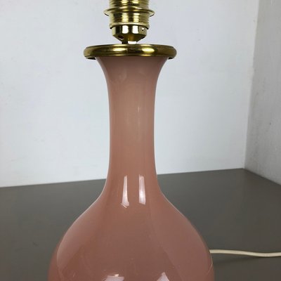 Mid-Century Italian Opaline Murano Glass Table Lamp from Cenedese Vetri-QZ-566230