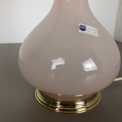 Mid-Century Italian Opaline Murano Glass Table Lamp from Cenedese Vetri-QZ-566231