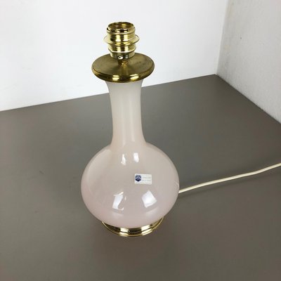 Mid-Century Italian Opaline Murano Glass Table Lamp from Cenedese Vetri-QZ-566231