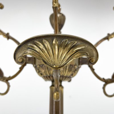 Mid-Century Italian Ornate Brass Coat Hanger, 1950s-TZ-1446601