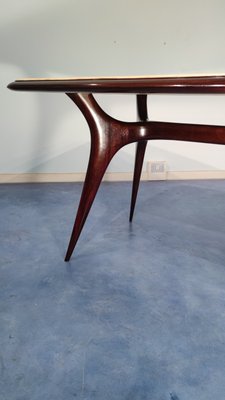 Mid-Century Italian Parchment Dining Table Attributed to Guglielmo Ulrich, 1950s-MTX-988607