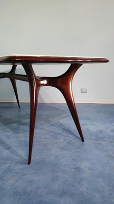 Mid-Century Italian Parchment Dining Table Attributed to Guglielmo Ulrich, 1950s-MTX-988607