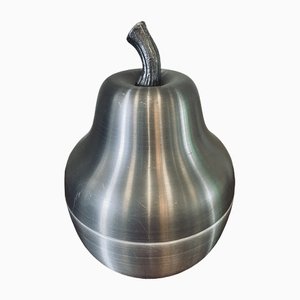 Mid-Century Italian Pear Ice Bucket in Aluminum-JO-1386384