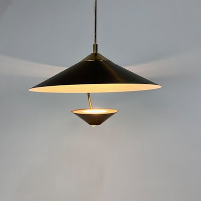 Mid-Century Italian Pendant in Brass, 1970s-RMX-2019798