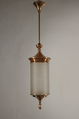 Mid-Century Italian Pendant Lamp Attributed to Oscar Torlasco, 1950s-MTX-1132636