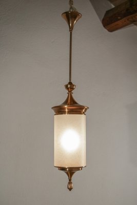 Mid-Century Italian Pendant Lamp Attributed to Oscar Torlasco, 1950s-MTX-1132636