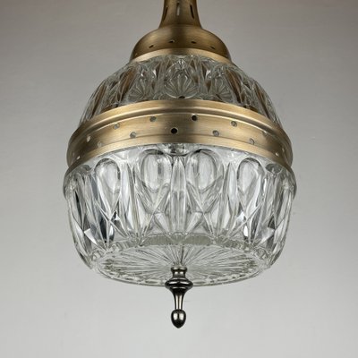 Mid-Century Italian Pendant Lamp in Glass, 1960s-WQC-1223693