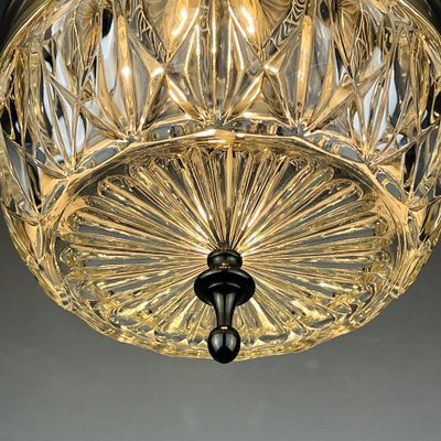 Mid-Century Italian Pendant Lamp in Glass, 1960s-WQC-1223693