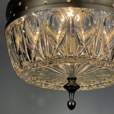 Mid-Century Italian Pendant Lamp in Glass, 1960s-WQC-1223693