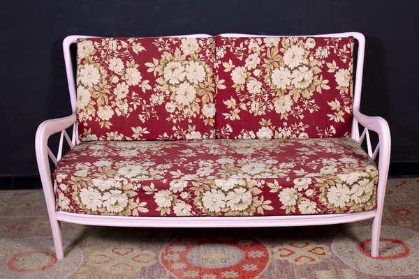 Mid-Century Italian Pink Armchairs in the Style of Paolo Buffa, 1950s-MBH-1031669