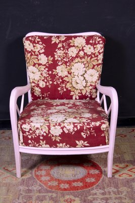 Mid-Century Italian Pink Armchairs in the Style of Paolo Buffa, 1950s-MBH-1031669