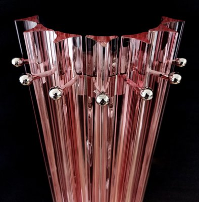 Mid-Century Italian Pink Murano Glass Wall Sconces, 1990s, Set of 4-OVO-1789083