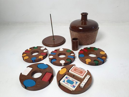 Mid-Century Italian Poker Set Bottle, 1962-FO-1758471