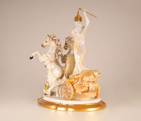 Mid-Century Italian Porcelain Sculpture of Diana the Huntress by Cesare Villari for Capodimonte-GOE-890729