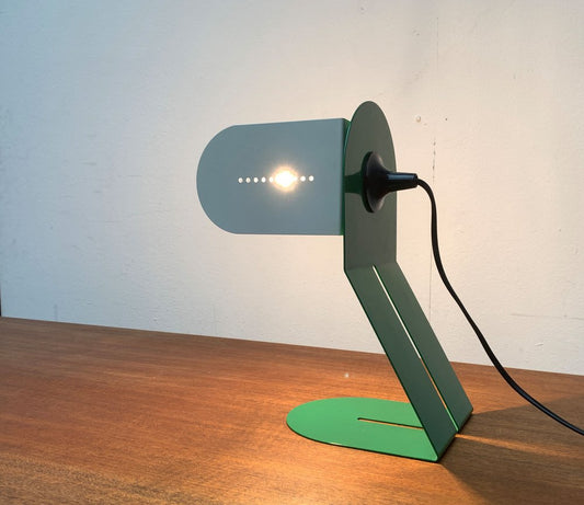 Mid-Century Italian Postmodern Space Age Minimalist Metal Table Lamp by Boccato Gigante Zambusi Architetti for Seccose, 1960s