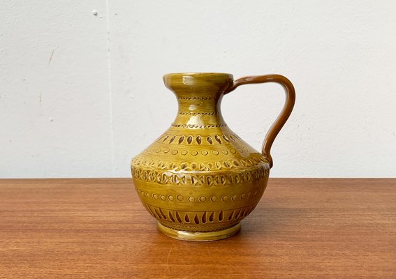 Mid-Century Italian Pottery Carafe Vase by Aldo Londi for Bitossi, 1960s-UAH-1647299