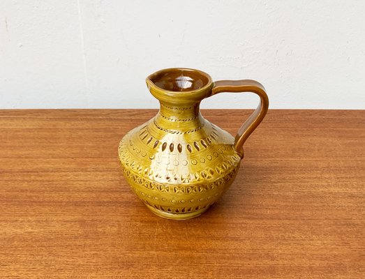 Mid-Century Italian Pottery Carafe Vase by Aldo Londi for Bitossi, 1960s-UAH-1647299