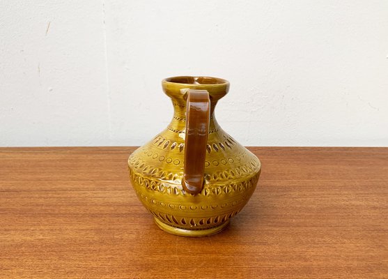 Mid-Century Italian Pottery Carafe Vase by Aldo Londi for Bitossi, 1960s-UAH-1647299