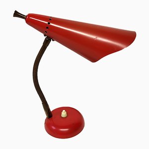 Mid-Century Italian Red Table Lamp, 1950s-EI-595326