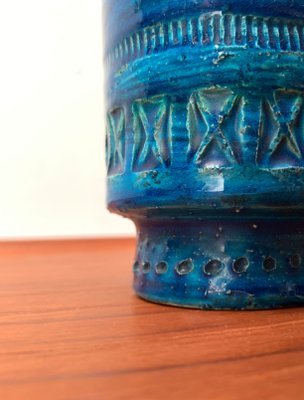 Mid-Century Italian Rimini Blu Pottery Vase by Aldo Londi for Bitossi-UAH-1415261