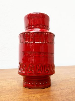 Mid-Century Italian Rimini Red Pottery Vase by Aldo Londi for Bitossi, 1960s-UAH-1317850