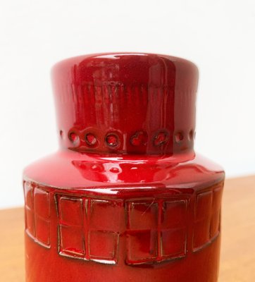 Mid-Century Italian Rimini Red Pottery Vase by Aldo Londi for Bitossi, 1960s-UAH-1317850