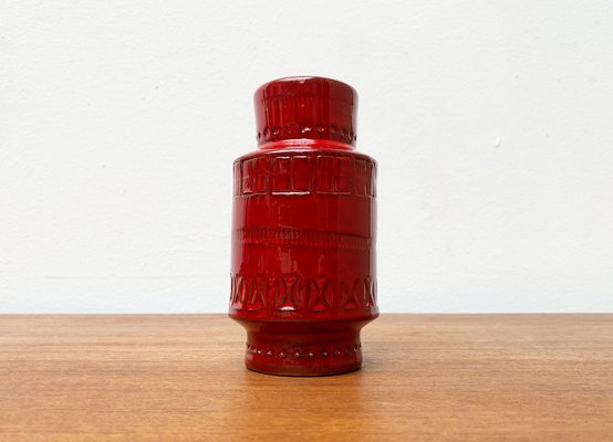 Mid-Century Italian Rimini Red Pottery Vase by Aldo Londi for Bitossi, 1960s-UAH-1317850